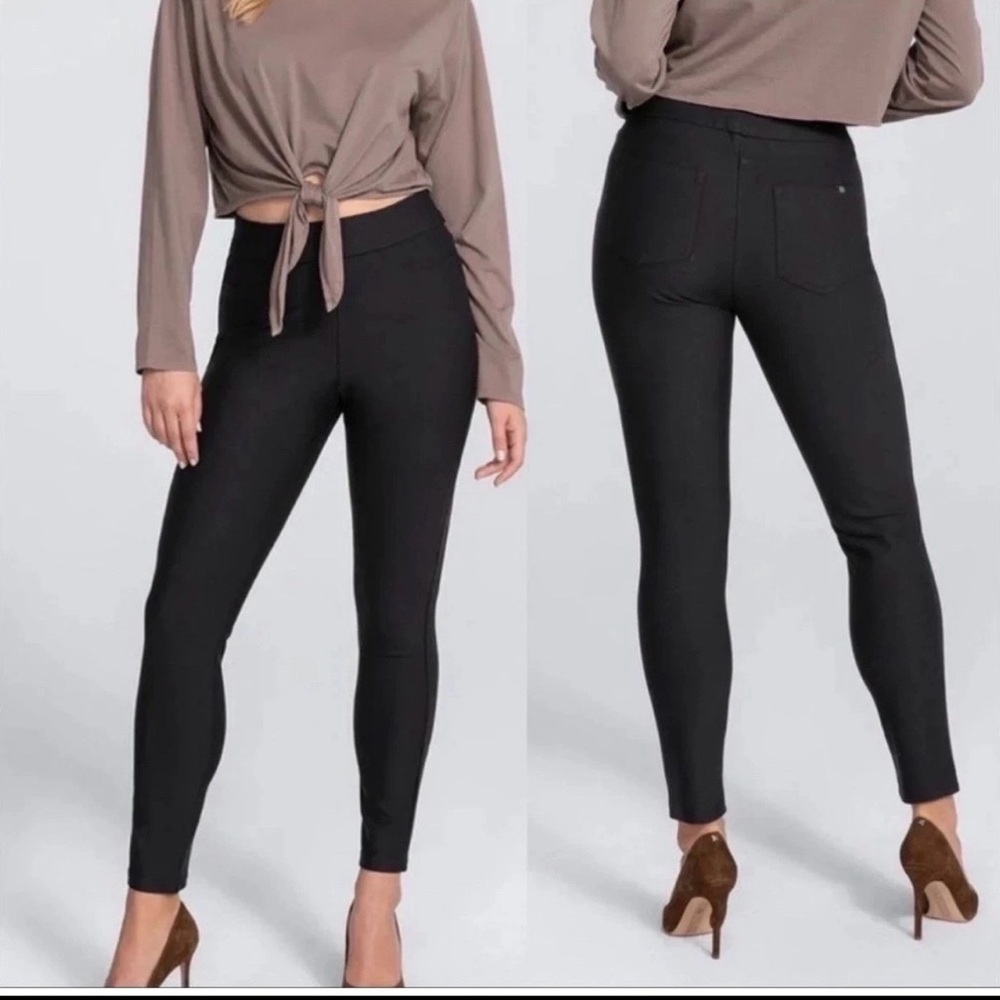 Honey Love Women’s Charcoal EverReady  Smooth Sculpting High Rise Jeggings M